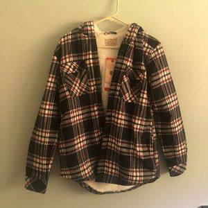 Sherpa body lined Flannel (super soft) medium